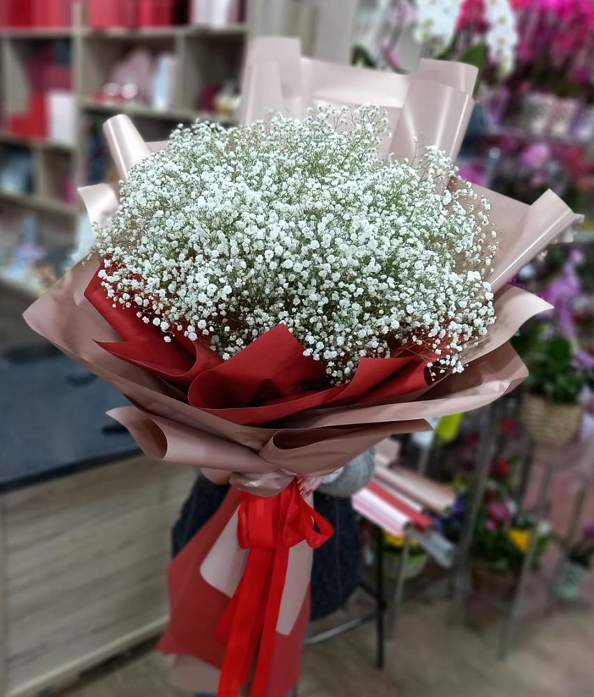 Букет Белые хлопья в Яровом Букет цветов из: Гипсофила в Яровом