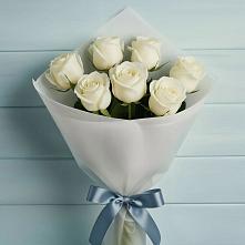 Букет 7 Белых роз Эдлесс Лав #REPLACE_PRED# Яровом