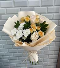 Букет цветов из:  Розы и Хризантемы #REPLACE_PRED# Яровом