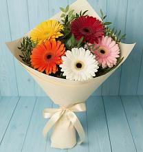 Букет цветов из:  Герберы #REPLACE_PRED# Яровом