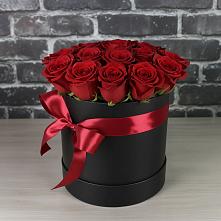 Цветочная композиция из Розы в шляпной коробке в Яровом