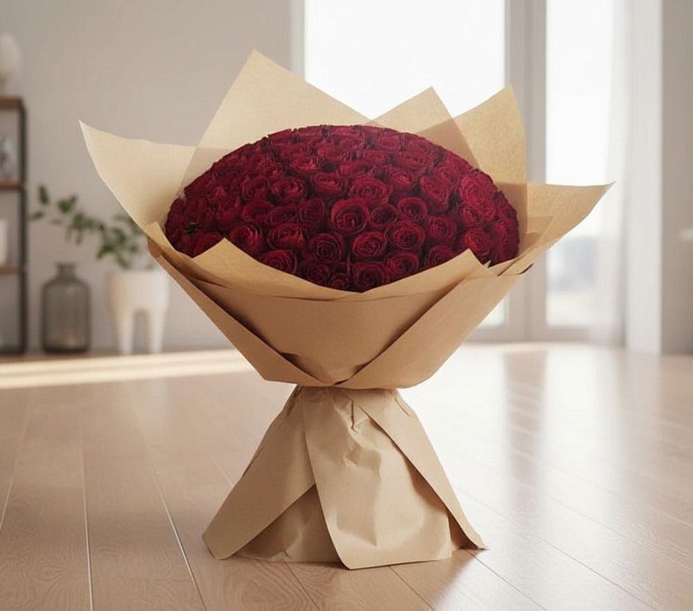 Букет 101 Красная роза в Яровом