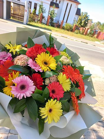 Букет цветов из: Герберы в Яровом